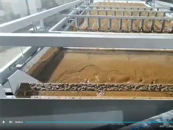 广西洗砂厂使用聚丙烯酰胺生产现场
